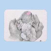 Life in your hands baby Flexi Magnet magnets