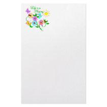 Life is a Blessing Custom Stationery