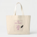 Life is a First Draft Canvas Bags
