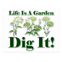 Life is a Garden Post Card