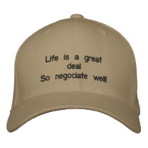 Life is a Great Deal Embroidered Hats