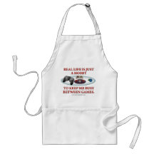Life is a Hobby Between Games Aprons