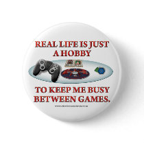 Life is a Hobby Between Games buttons by thefrozenduck Life is a Hobby Between Games buttons