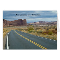 Life is a journey, not a destination cards