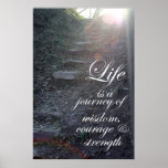 Life is a Journey quote Print