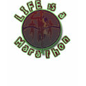 Life is a Marathon t-shirts