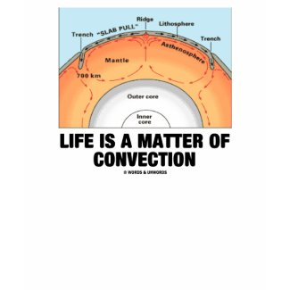 Life Is A Matter Of Convection (Earth Science) shirt