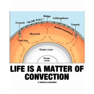 Life Is A Matter Of Convection (Earth Science) shirt