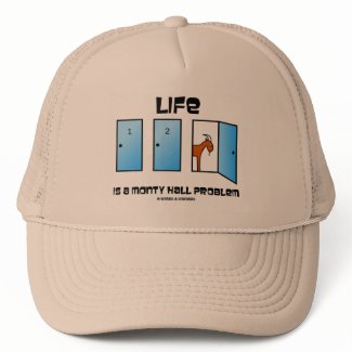 Life Is A Monty Hall Problem (Three Doors) hat