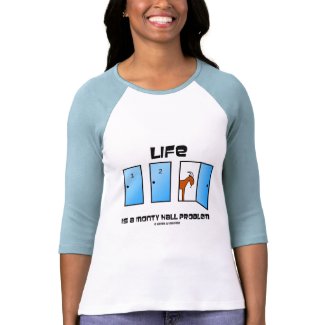 Life Is A Monty Hall Problem (Three Doors) shirt
