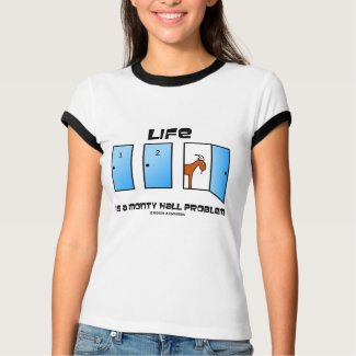 Life Is A Monty Hall Problem (Three Doors) shirt