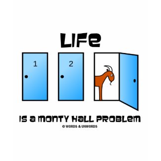 Life Is A Monty Hall Problem (Three Doors) shirt