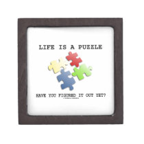 Life Is A Puzzle Have You Figured It Out Yet? premium gift boxes