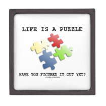 Life Is A Puzzle Have You Figured It Out Yet? premium gift boxes