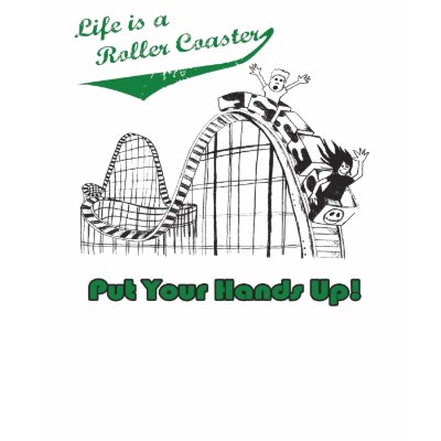 Life is a Roller Coaster Tshirt by edithclare