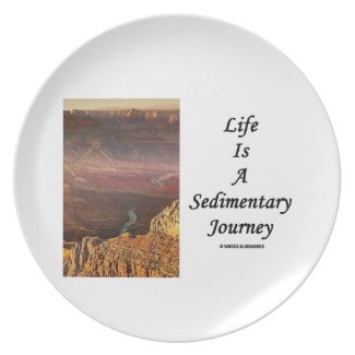 Life Is A Sedimentary Journey (Grand Canyon) Party Plate