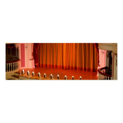 Life is a Stage Business Card Templates by Adamophoto
