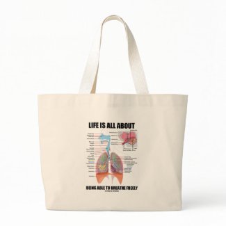 Life Is All About Being Able To Breathe Freely bag