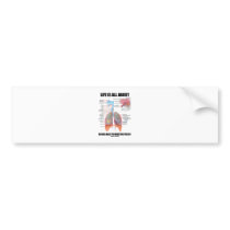 Life Is All About Being Able To Breathe Freely Bumper Sticker