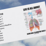 Life Is All About Being Able To Breathe Freely Business Card Templates