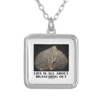 Life Is All About Branching Out (Vein Skeleton) Pendant