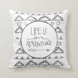 Life Is An Adventure by VOL25 Pillows