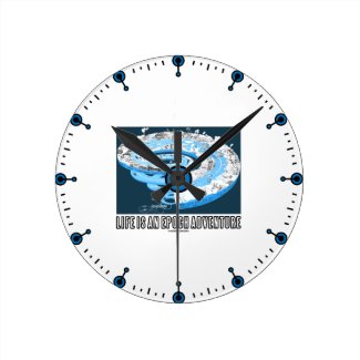 Life Is An Epoch Adventure (Geological Time) Wall Clocks