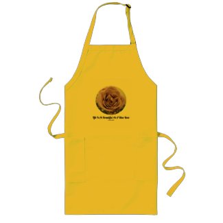 Life Is As Beautiful As A Blue Rose (Flower) Apron