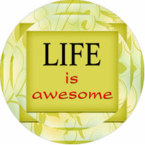 Life is awesome photo sculptures
