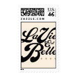 LIFE IS BEAUTIFUL ♥ LA VIE EST BELLE POSTAGE STAMP