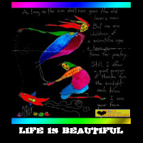 LIFE IS BEAUTIFUL  t-shirts