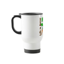 Life is Better 100 Percent Vegetarian Coffee Mugs