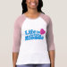 Ladies 3/4 Sleeve Raglan (Fitted)