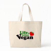 Life is better Vegan bag