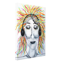 "Life Is Better With Music" Art canvas prints