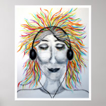 Life Is Better With Music Art Print