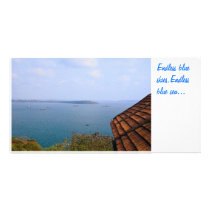 Life is Blue Photo Card