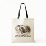 Life Is But A Dream (Wonderland Sleeping Red King) Canvas Bag