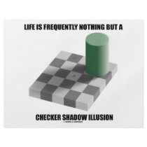 Life Is Frequently Nothing But A Checker Shadow flyers