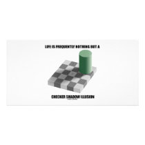 Life Is Frequently Nothing But A Checker Shadow photo cards by wordsunwords Life Is Frequently Nothing But A Checker Shadow photo cards