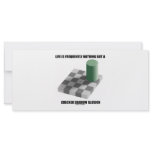 Life Is Frequently Nothing But A Checker Shadow Custom Rack Cards