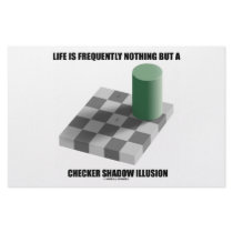 Life Is Frequently Nothing But A Checker Shadow Stationery Design