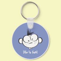 Life is fun! keychains by biss13 Life is fun! keychains