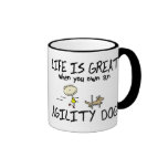 Life is Great Agility Dog Mug (Cartoon)