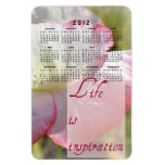 Life is Inspiration Poppy Calendar Magnet