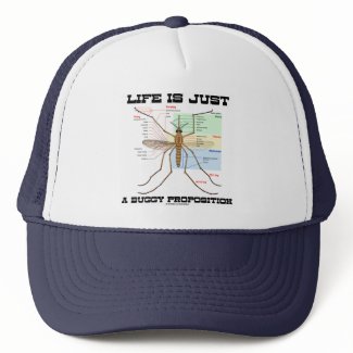 Life Is Just A Buggy Proposition (Mosquito Humor) hat