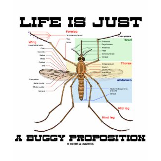 Life Is Just A Buggy Proposition (Mosquito Humor) shirt