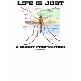 Life Is Just A Buggy Proposition (Mosquito Humor) shirt