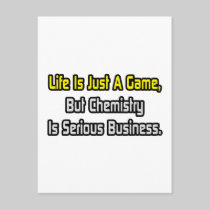 Life Is Just a Game .. Chemistry Is Serious Postcards