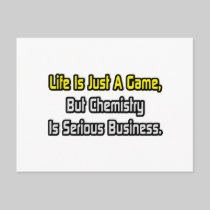 Life Is Just a Game .. Chemistry Is Serious Postcards